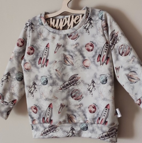 bluza klasyczna podróż w kosmos