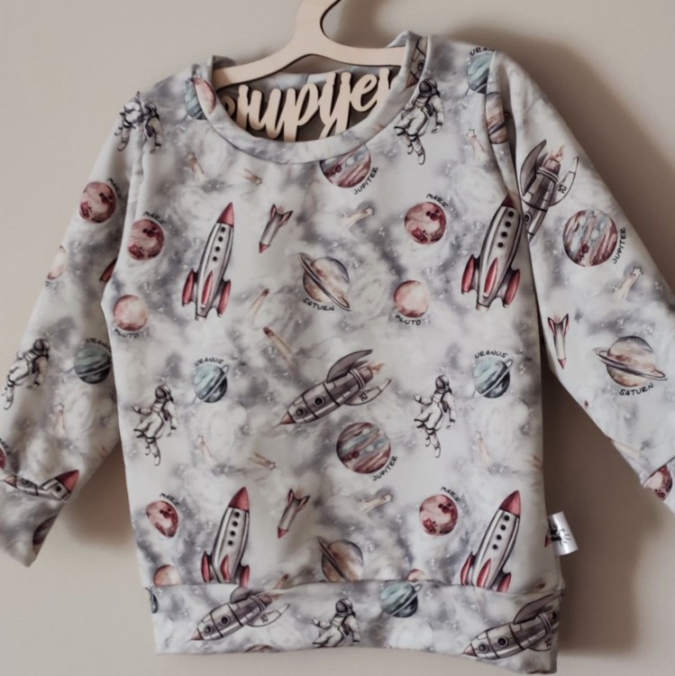 bluza klasyczna podróż w kosmos