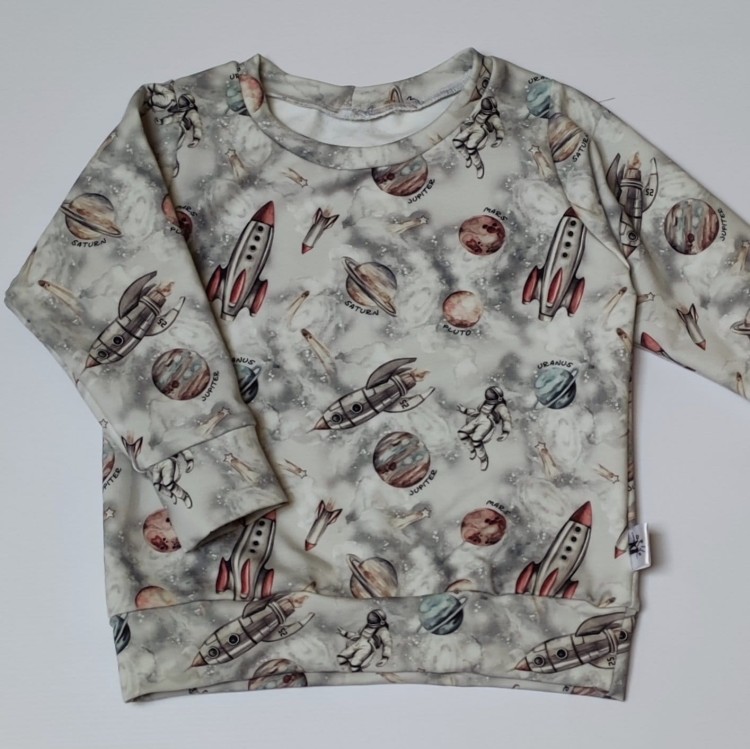 bluza planety kosmos