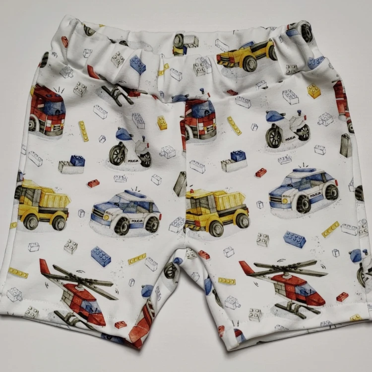 krótkie spodenki dla chłopca lego