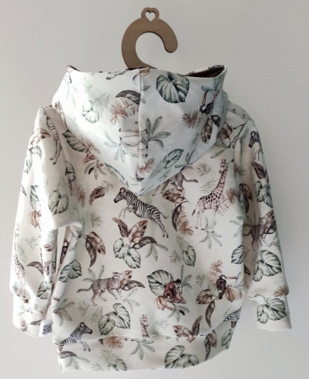 bluza niemowlęca mini safari