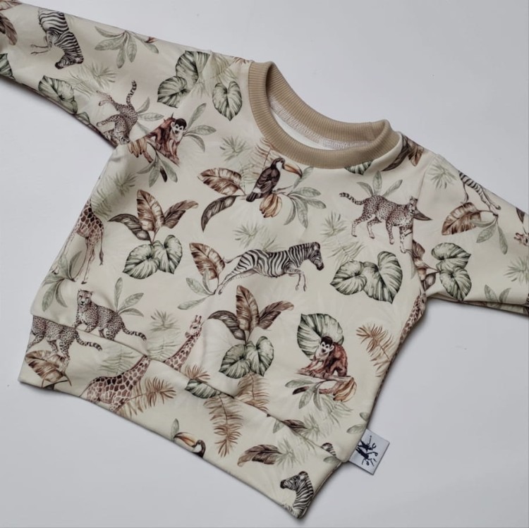 Bluza niemowlęca safari