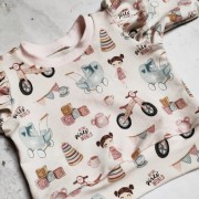 Bluza niemowlęca z falbankami