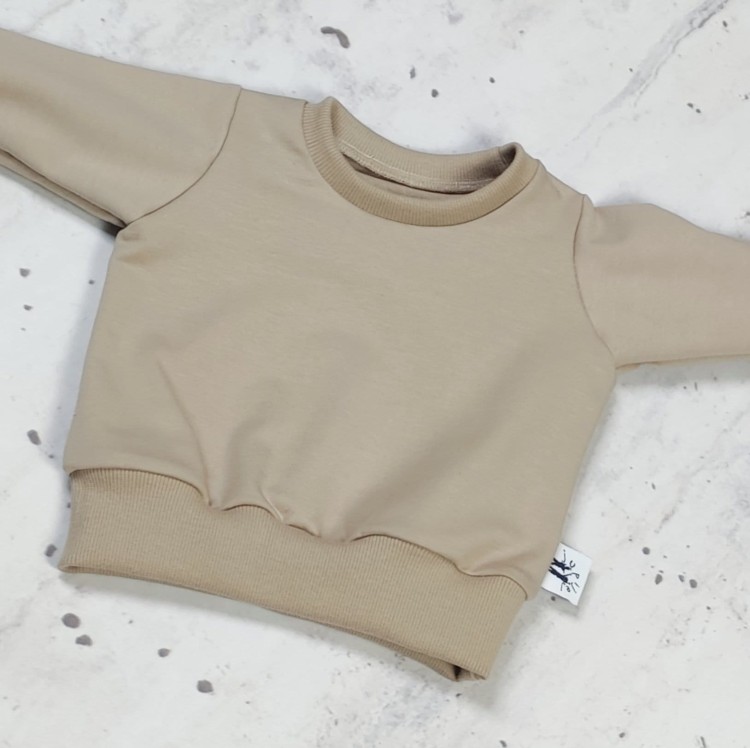 bluza dziecięca latte beżowa