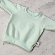 bluza dresowa dla dziewczynki jasna mięta
