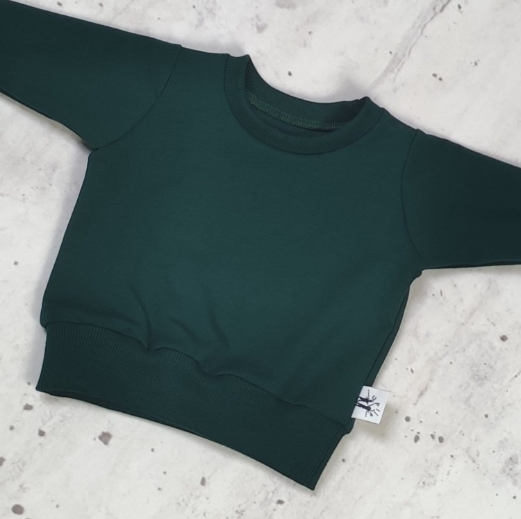 bluza dziecięca butelkowa zieleń