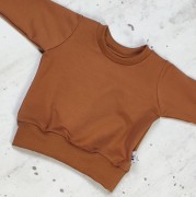 bluza dresowa karmelowa