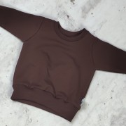 bluza dziecięca czekoladowy brąz