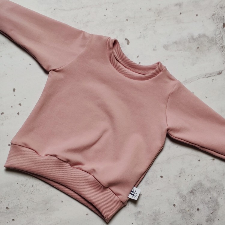 bluza dresowa kwarcowy róż