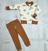 bluza rozpinana spodnie z prążka
