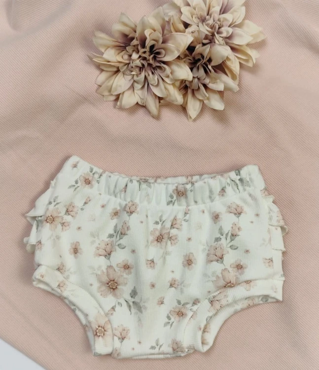 bloomers w kwiaty dla dziewczynki