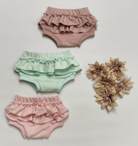 bloomers na lato róż mięta