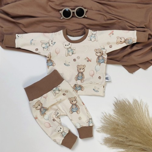 komplet dla chłopca misie