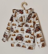 Bluza dresowa z kapturem traktory