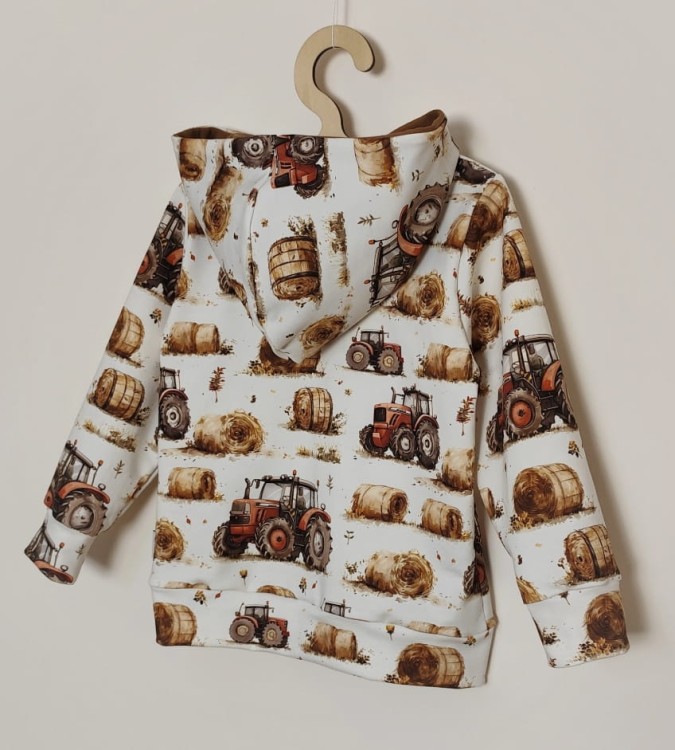 Bluza dresowa z kapturem traktory