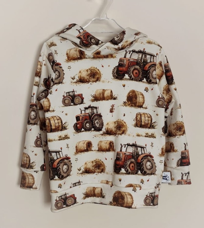 Bluza dla chłopca traktory siano