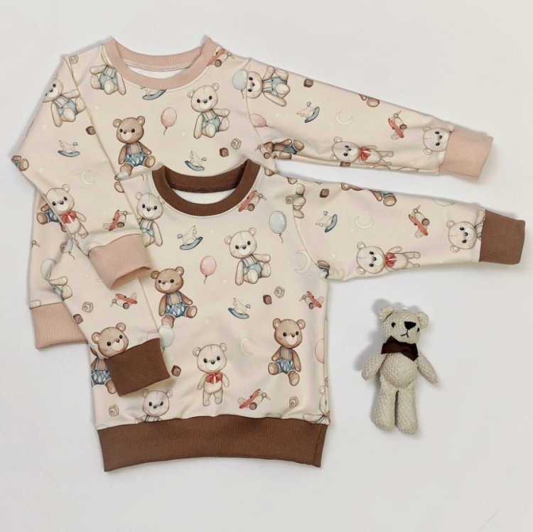 urocza bluza w misie