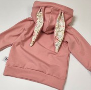 stylowa bluza z kapturem z uszami króliczka