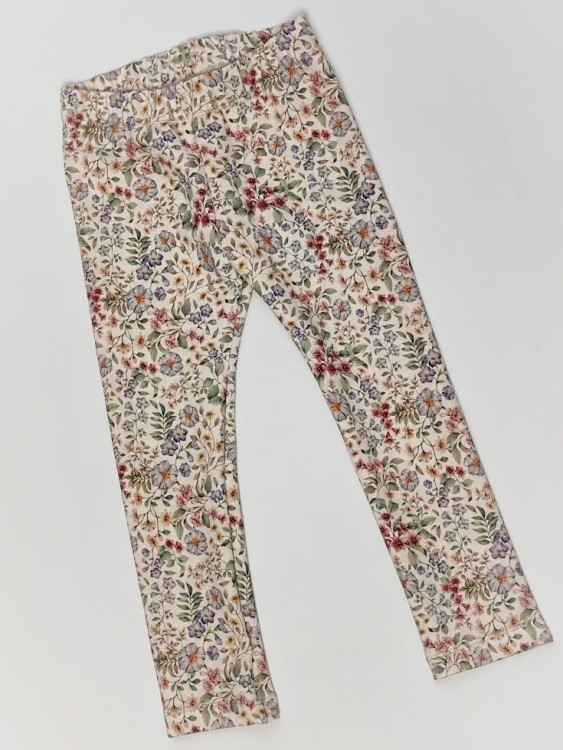 legginsy drobne kwiaty