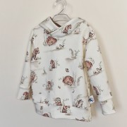 bluza dresowa z kapturem, zwierzątka sarna, jeż, sarenka, myszka