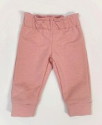 spodnie dla dziewczynki typu paperbag kolor old rose